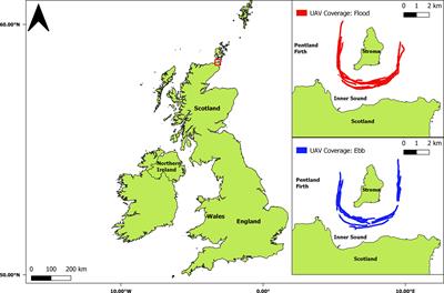 Using Unmanned Aerial Vehicle (UAV) Imagery to Characterise Pursuit-Diving Seabird Association With Tidal Stream Hydrodynamic Habitat Features